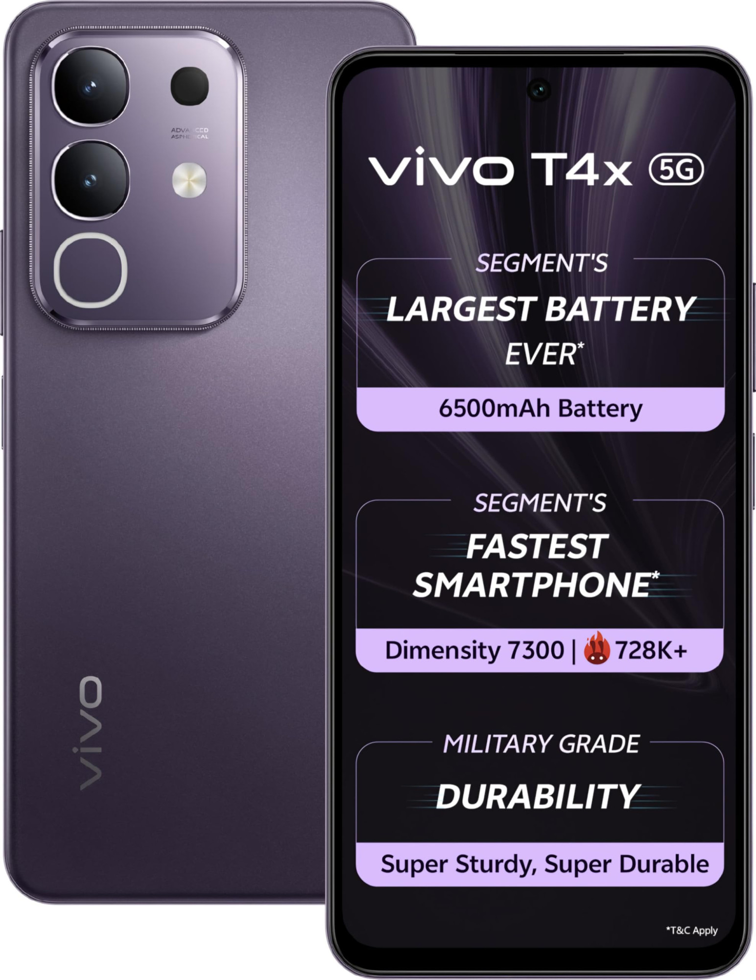 VIVO T4x Pronto Purple 8GB 128GB