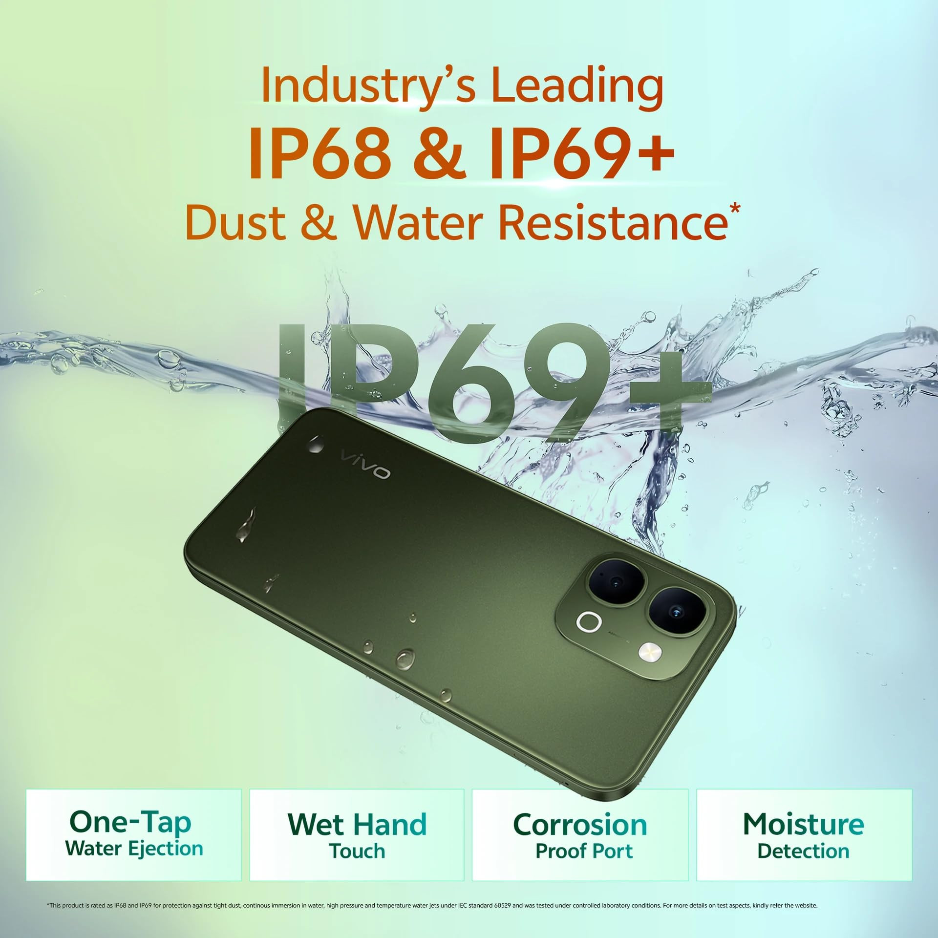 vivo T5X 5G Cyber Green 8GB RAM 128GB Storage  7200mAh Battery  50MP Dual Camera  32MP Selfie Camera  676 FHD 120Hz Display  Dimensity 7400 Turbo Processor