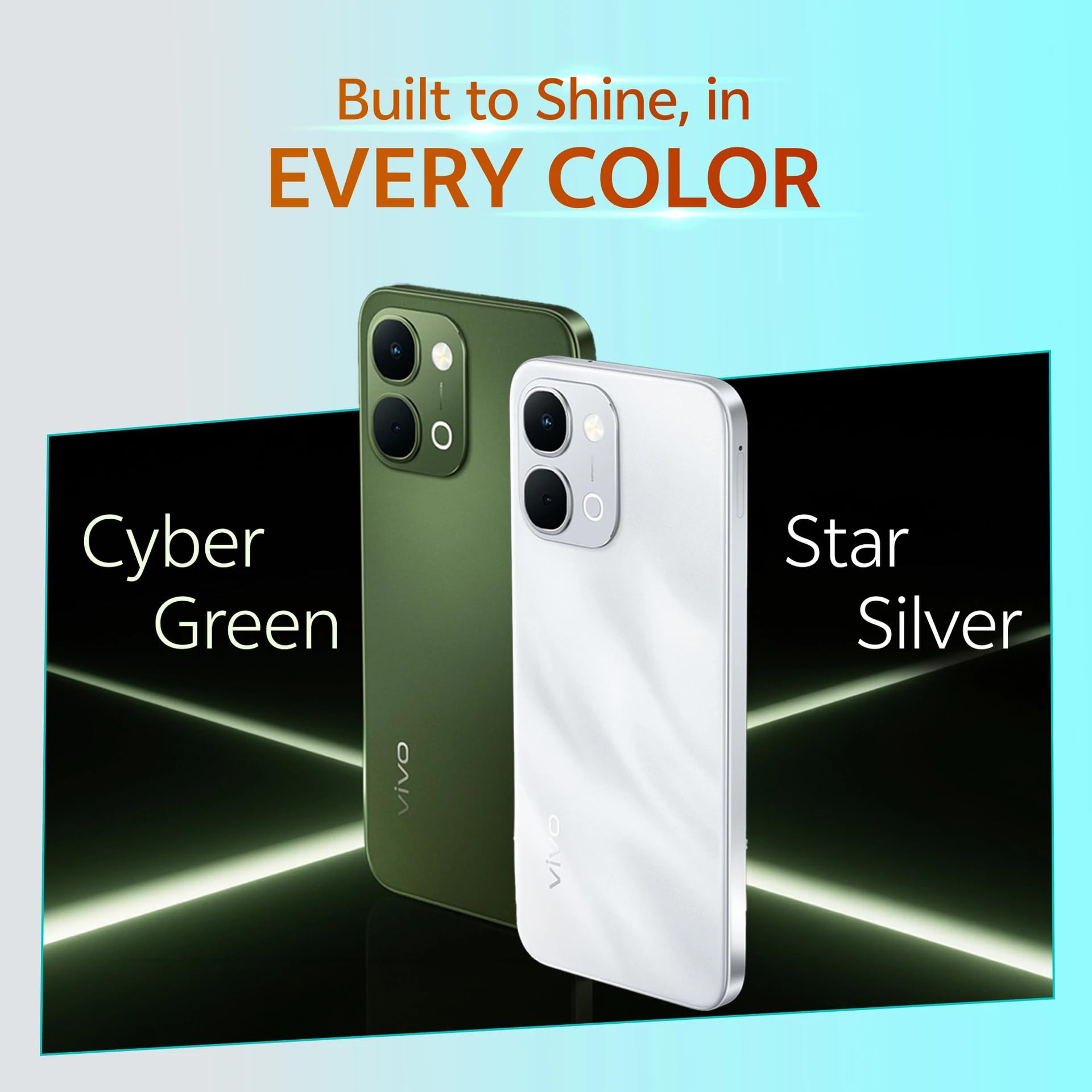 vivo T5X 5G Star Silver 6GB RAM 128GB Storage  7200mAh Battery  50MP Dual Camera  32MP Selfie Camera  676 HD Display  Dimensity 7400-Turbo Processor