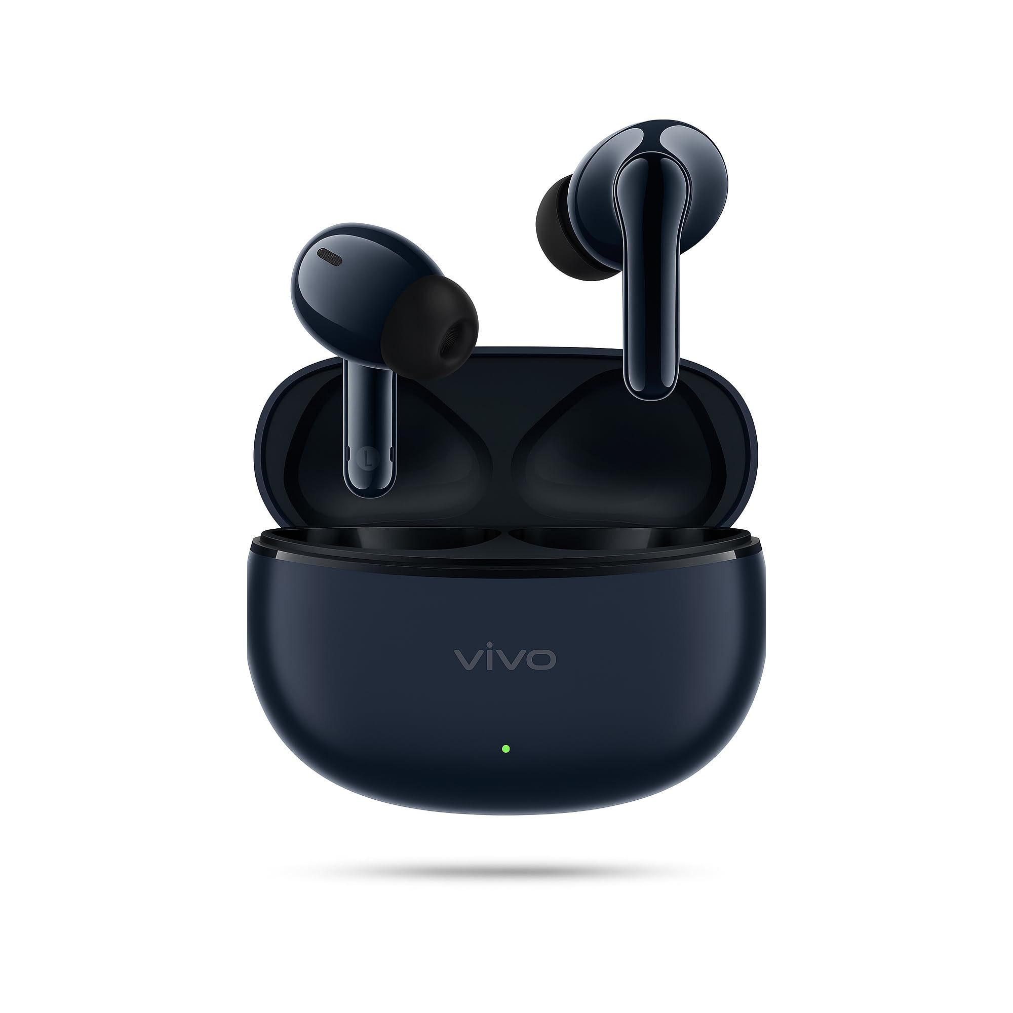 vivo True Wireless Bluetooth Earbuds with ANC 42H Battery 88ms Low Latency Touch Control IP54 Fast Charging Bluetooth 53 TWS USB Type-C  White  Black Dark Indigo