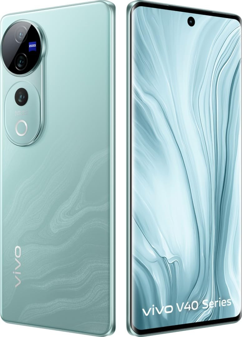 vivo V40 Pro 5G Blue 8GB RAM 256GB Storage  Mediatek Dimensity 9200 Processor  AMOLED Display  Dual Nano-SIM  5500mAh Battery