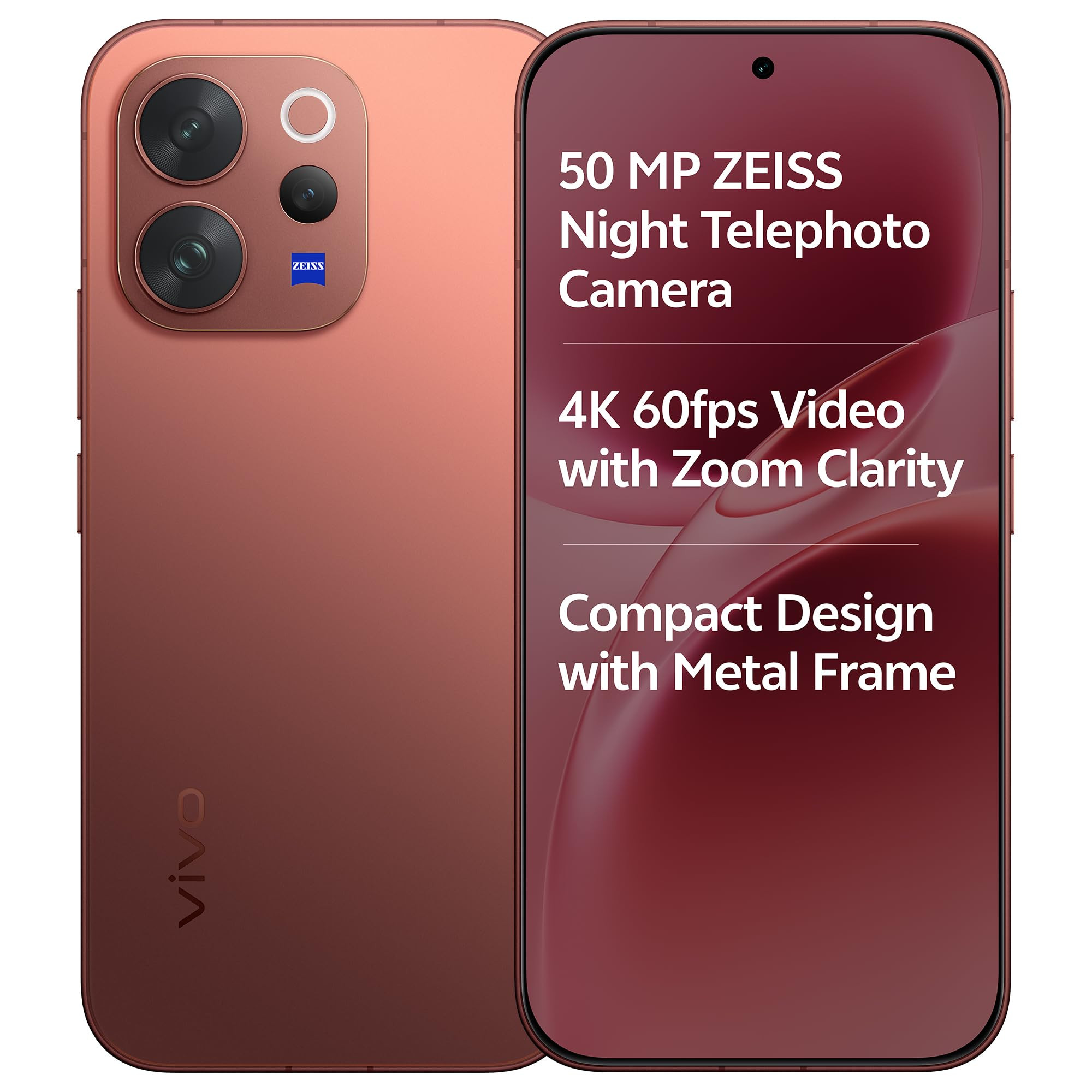 vivo V70 5G Passion Red 8GB RAM 256GB Storage with No Cost EMIAdditional Exchange Offers