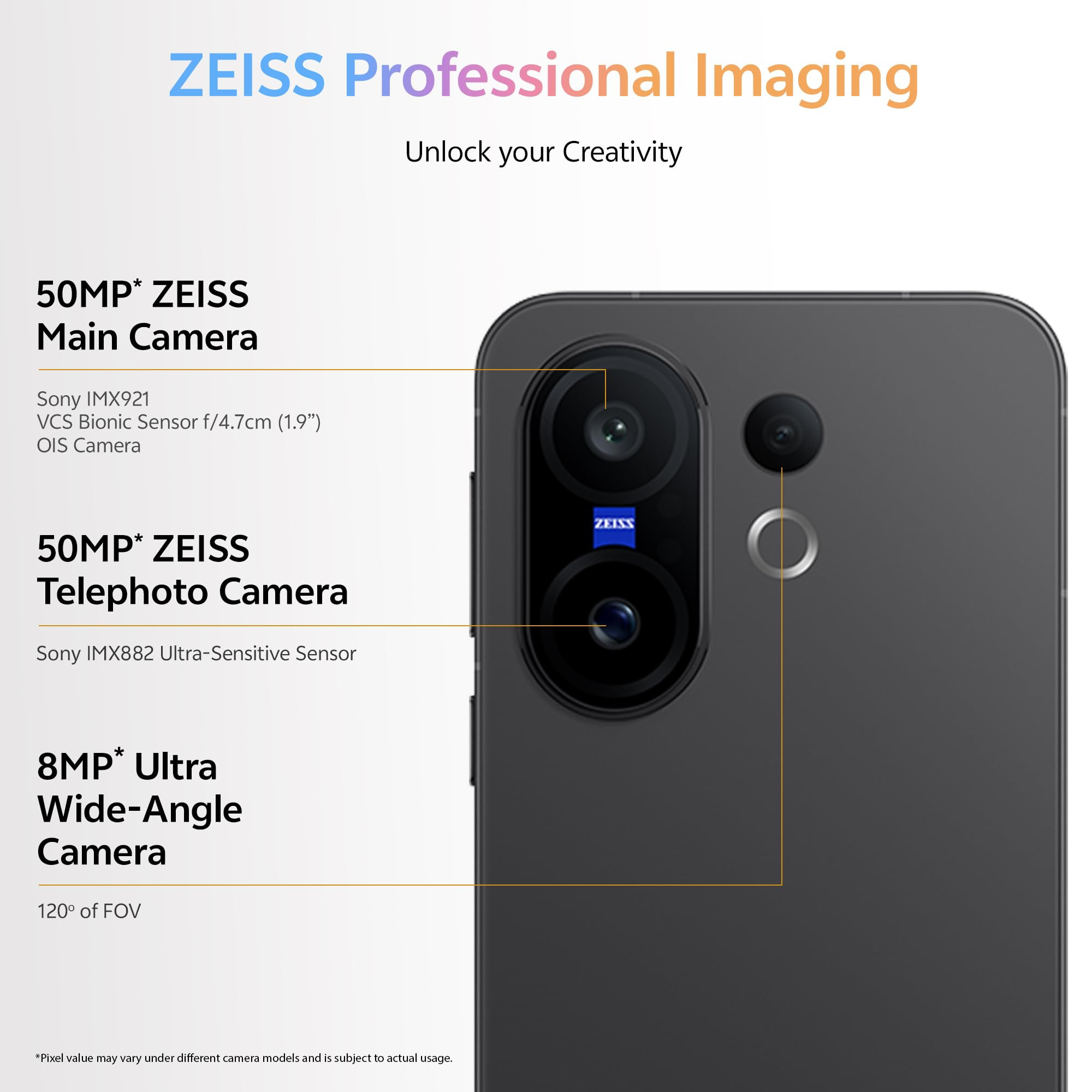 VIVO X200 FE 5G Luxe Grey 12GB RAM 256GB Storage with No Cost EMIAdditional Exchange Offers