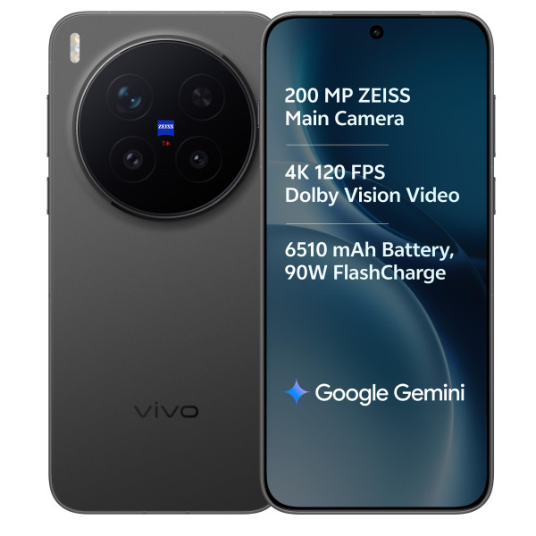 Image of vivo X300 Pro 5G (Elite Black, 16GB RAM, 512GB Storage) with No Cost EMI/Additional Exchange Offers