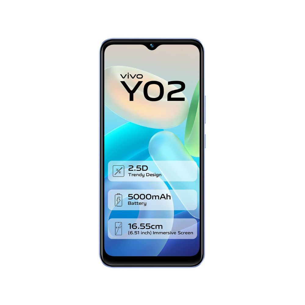 Vivo Y02 (blue, 3GB RAM, 32GB Storage)