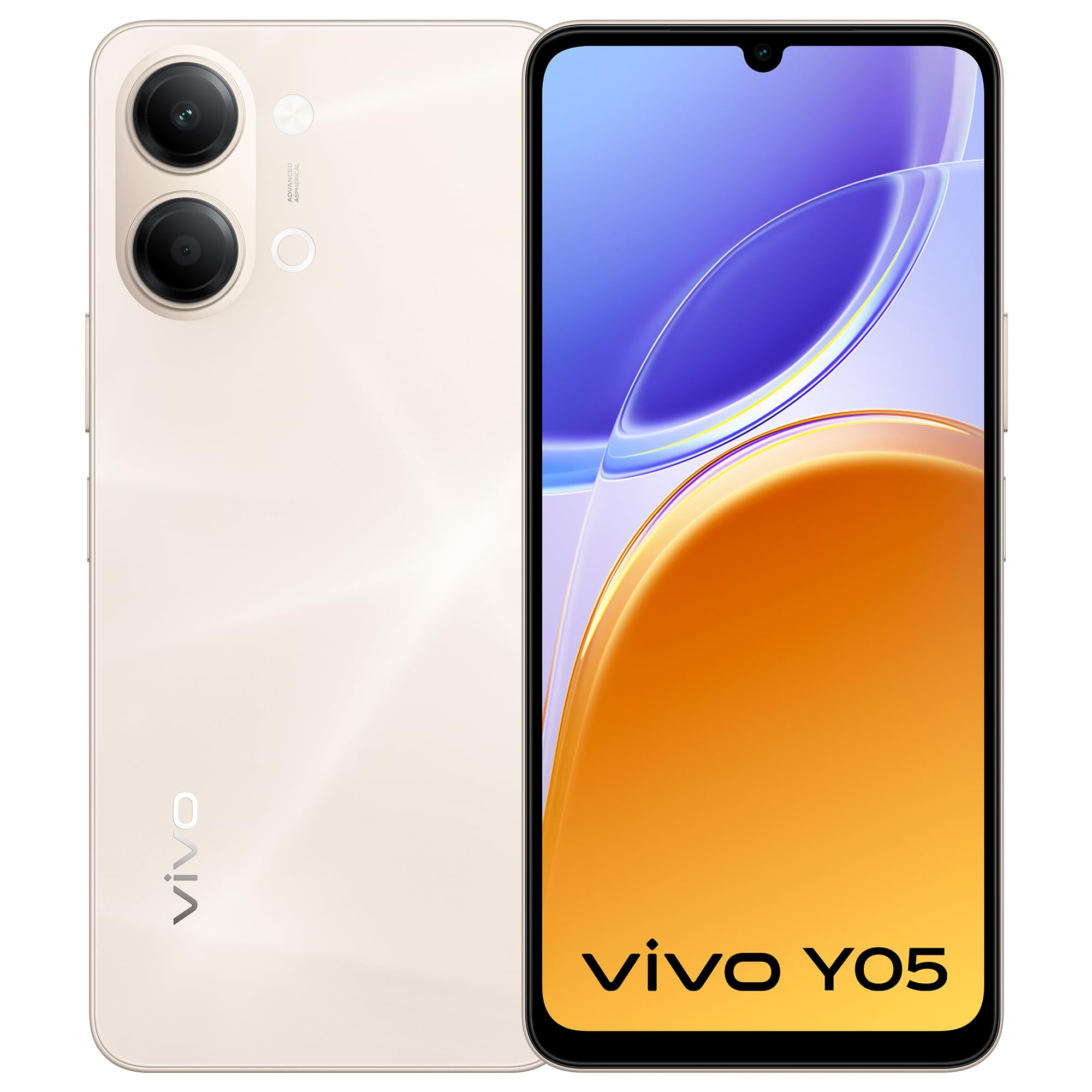 vivo Y05 Straw Gold 4GB RAM 64GB Storage with No Cost EMIAdditional Exchange Offers