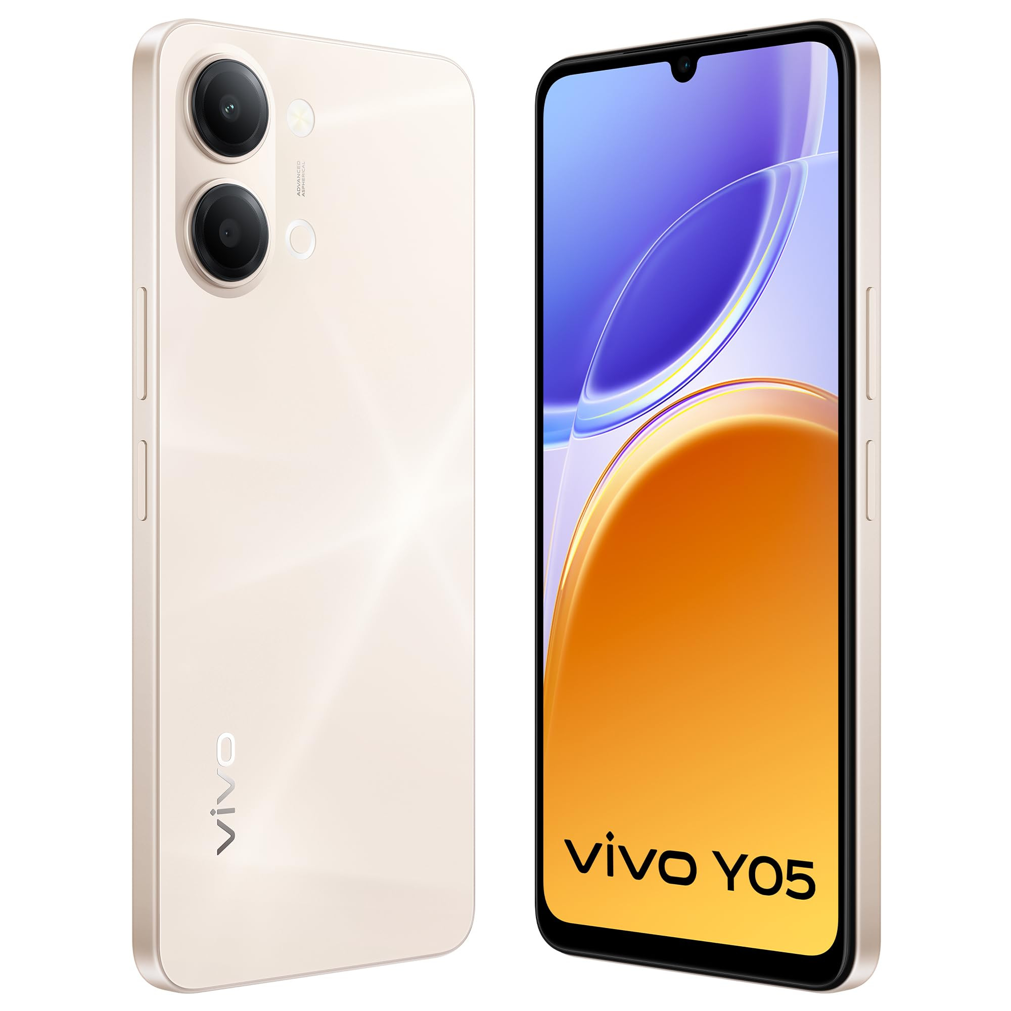 vivo Y05 Straw Gold 4GB RAM 64GB Storage with No Cost EMIAdditional Exchange Offers