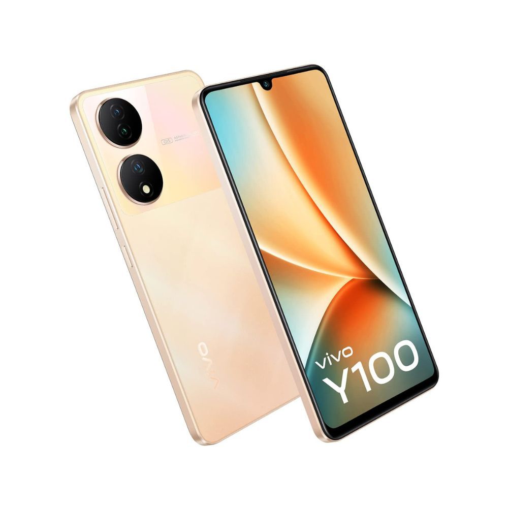 Vivo Y100 5G (Gold, 8GB RAM, 128GB Storage)