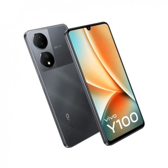 Vivo Y100 5G (Metal Black, 8GB RAM, 128GB Storage) with No Cost EMI/Additional Exchange Offers