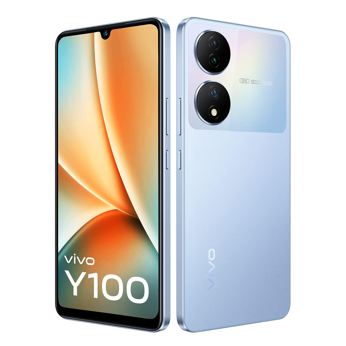 Vivo Y100 5G Pacific Blue 8GB RAM 128GB Storage with No Cost EMIAdditional Exchange Offers