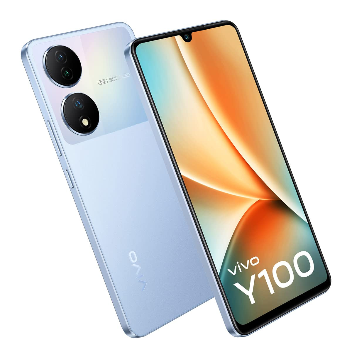 Vivo Y100 5G Pacific Blue 8GB RAM 128GB Storage with No Cost EMIAdditional Exchange Offers
