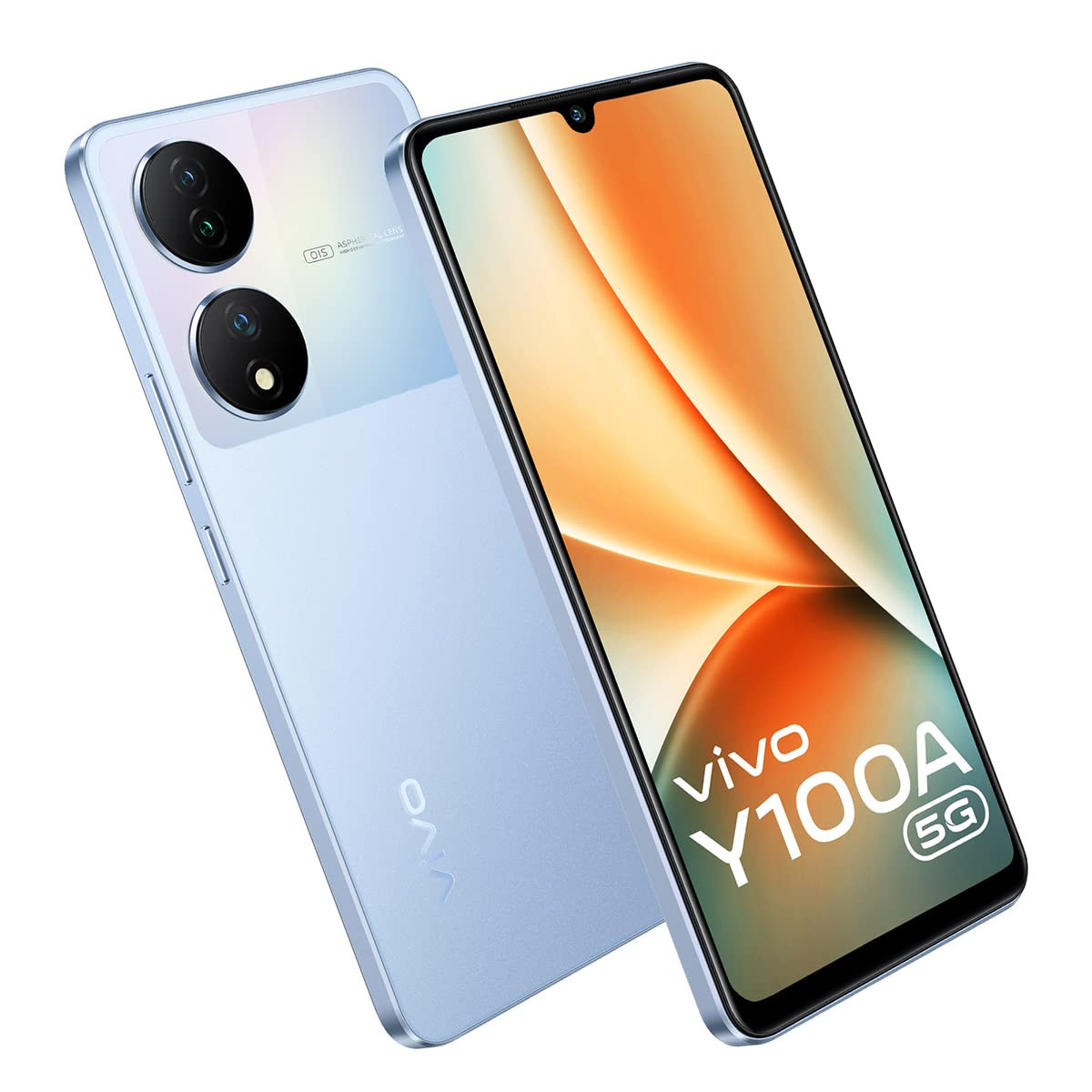 vivo Y100A 5G Pacific Blue 8GB RAM 128GB Storage with No Cost EMIAdditional Exchange Offers