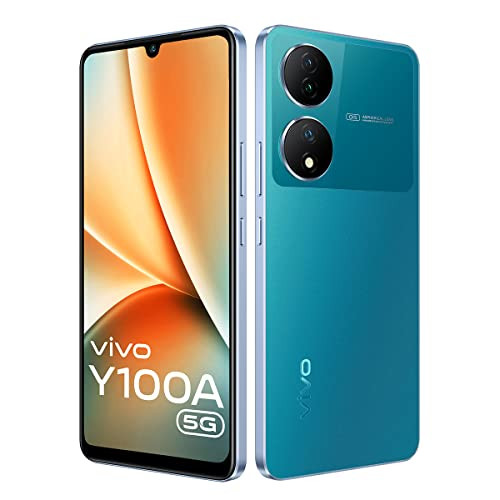 vivo Y100A 5G Pacific Blue 8GB RAM 128GB Storage with No Cost EMIAdditional Exchange Offers
