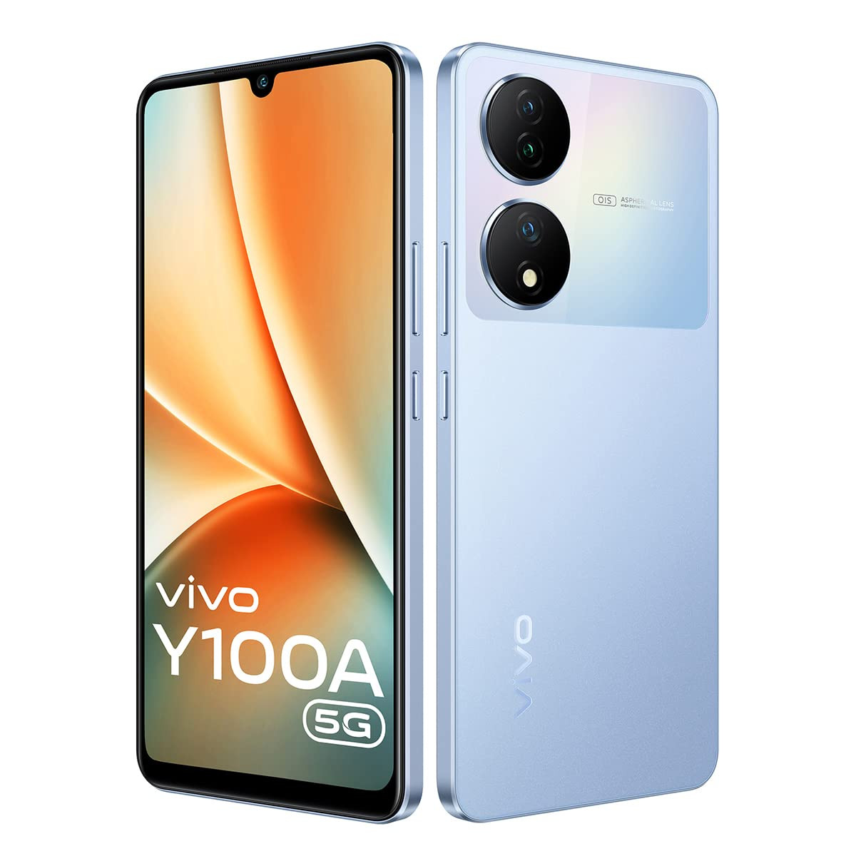 Vivo Y100A 5G Pacific Blue 8GB RAM 256GB Storage with No Cost EMIAdditional Exchange Offers