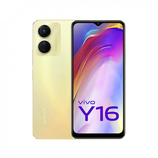 Vivo Y16 (Drizzling Gold, 128 GB) (4 GB RAM)