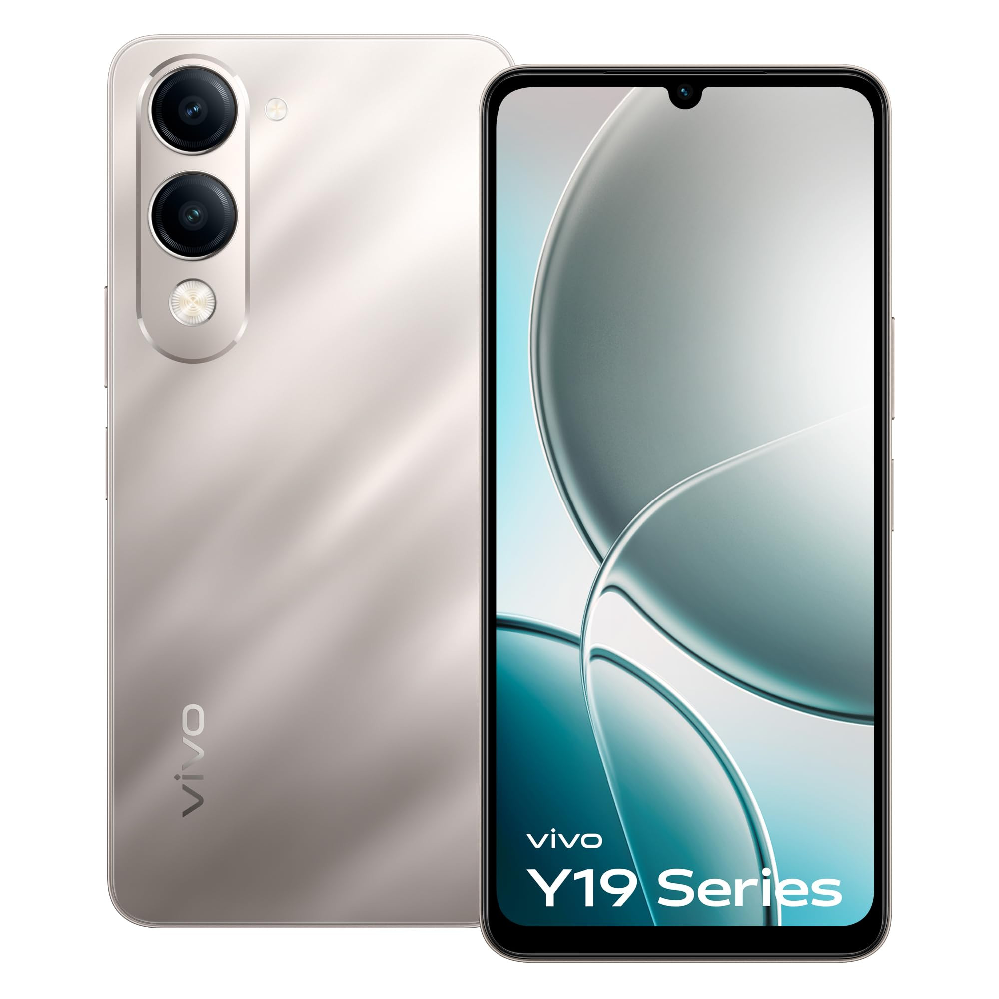 VIVO Y19 5G Titanium Silver 4GB RAM 64GB Storage with No Cost EMIAdditional Exchange Offers