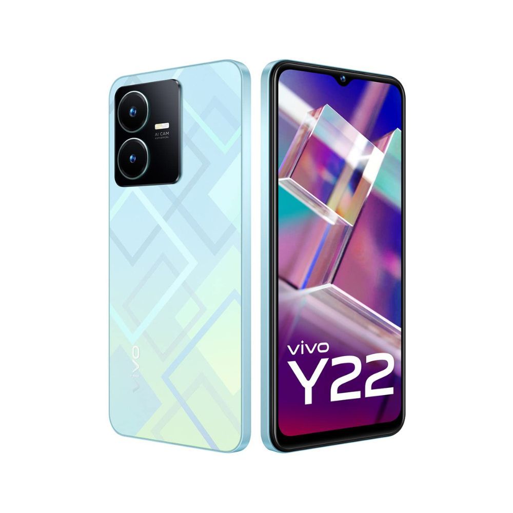 Vivo Y22 (Metaverse Green, 4GB RAM, 64GB Storage)