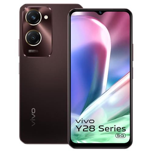 Vivo Y28e 5G Vintage Red 4GB RAM 64GB Storage with No Cost EMIAdditional Exchange Offers  with Charger