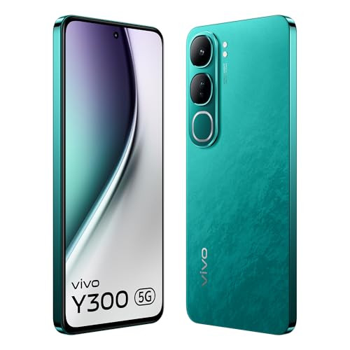 Vivo Y300 5G Emerald Green 8GB RAM 128GB Storage with No Cost EMIAdditional Exchange Offers
