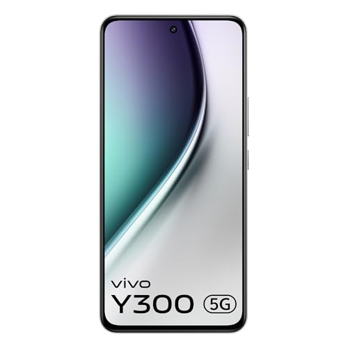 Vivo Y300 5G Titanium Silver 8GB RAM 128GB Storage with No Cost EMIAdditional Exchange Offers