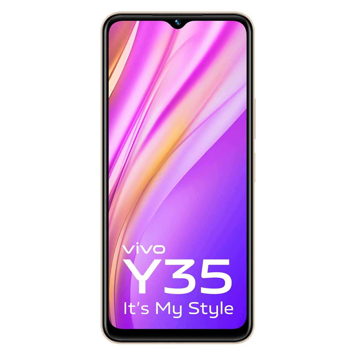 Vivo Y35 Dawn Gold 8GB RAM 128GB Storage with No Cost EMIAdditional Exchange Offers