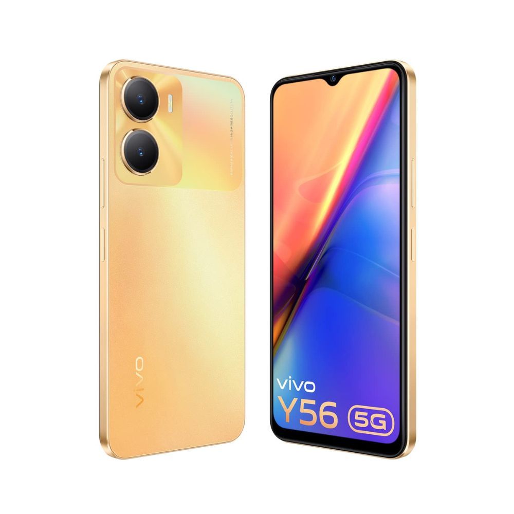 Vivo Y56 5G (Gold, 8GB RAM, 128GB Storage)