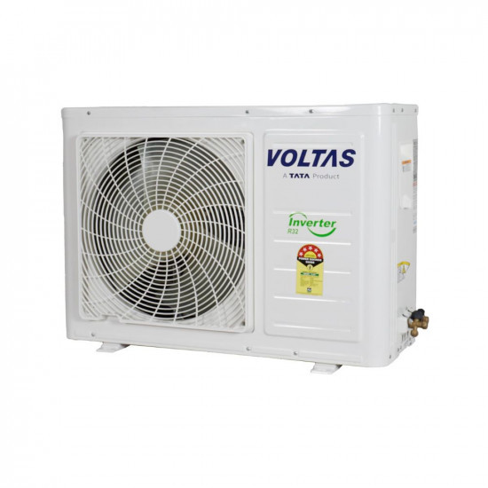 Voltas 1.5 Ton 5 Star PureAir Inverter Split AC With 4 Way Swing (Copper, 6-in-1 Adjustable Mode, Anti-dust Filter, 2023 Model, 185V Verdant Exotica, White)