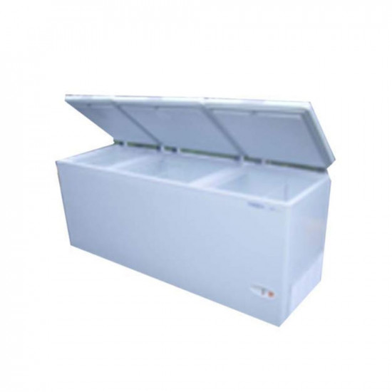 Voltas 600TD CF Metal Top Plastic Top Door Chest Freezer, 600 Liters, White