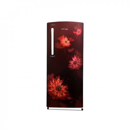 Voltas Beko 200 L 4 star Direct Cool Refrigerator, Dahlia Wine (RDC220B60/DWEXXXXSG)
