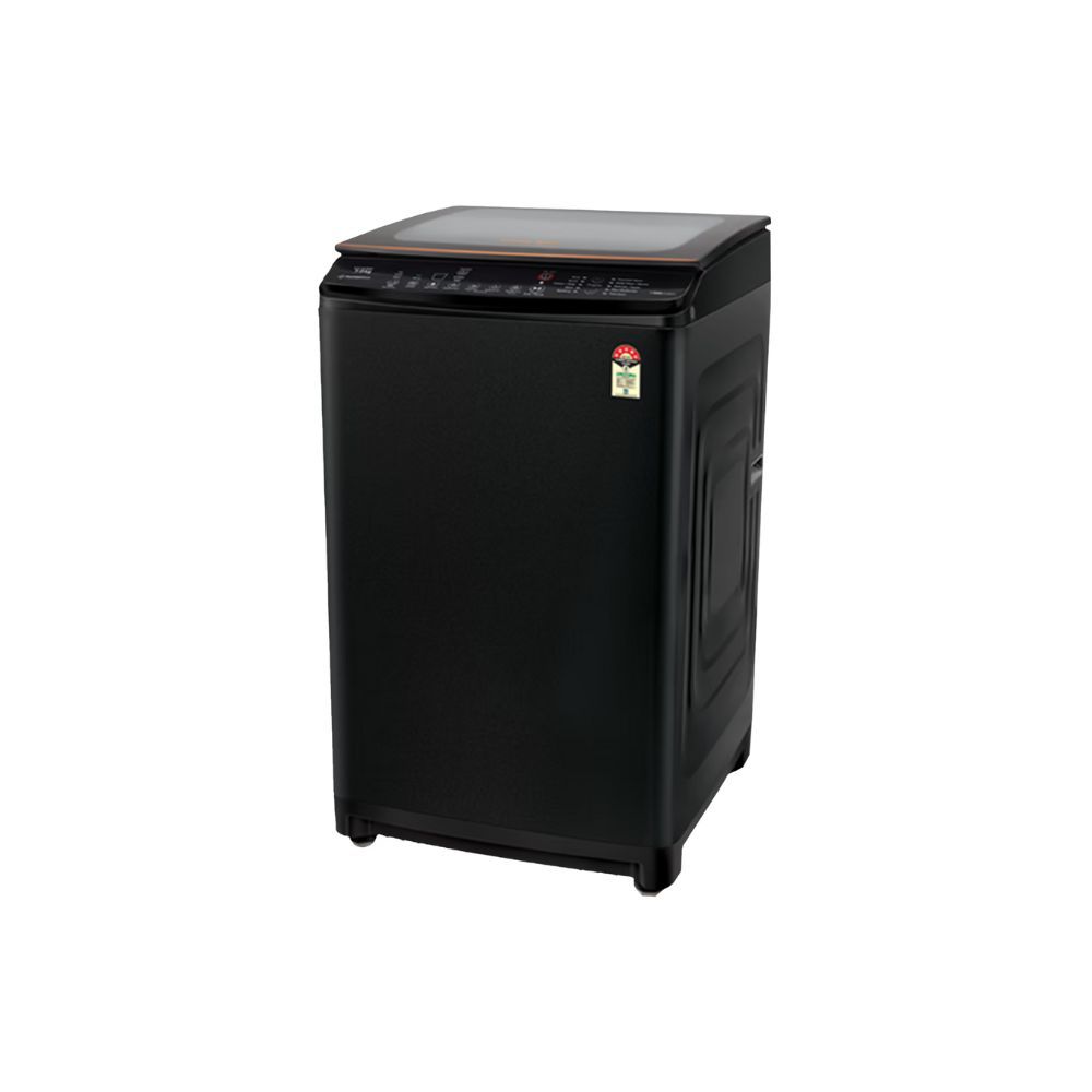 Voltas Beko 6.5 kg 5 Star Fully Automatic Top Load Washing Machine (WTL65VPBGX, Silent Inverter Motor, Black)