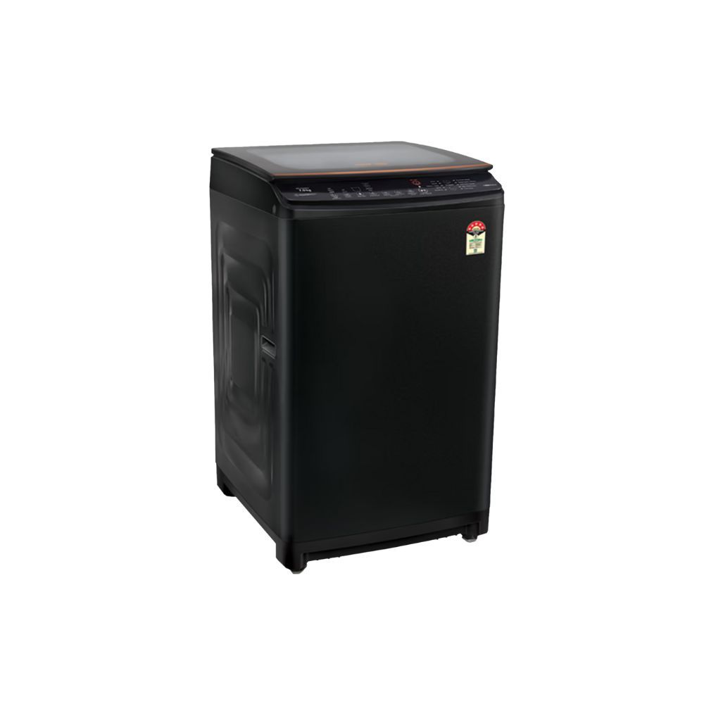 Voltas Beko 6.5 kg 5 Star Fully Automatic Top Load Washing Machine (WTL65VPBGX, Silent Inverter Motor, Black)
