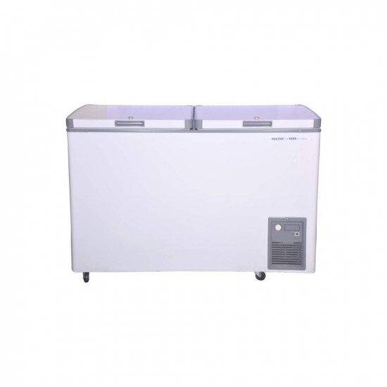 Voltas CF HT 320 DD P Double Door Deep Freezer, 320 Liters, White