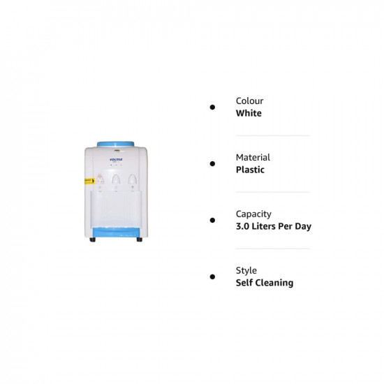 Voltas Mini Magic Pure-T 500-Watt Water Dispenser (White)