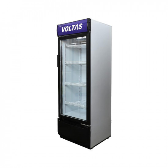 Voltas VC320 Visi Cooler Plastic Single Door, 320 Liters, Black