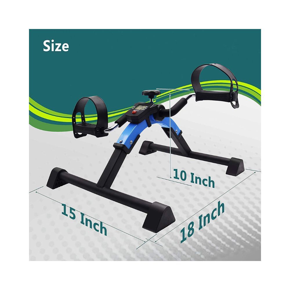 Voroly Portable Under Desk Bike Pedal Exerciser Cycle for Adults & Seniors Physical Therapy Workout Equipment