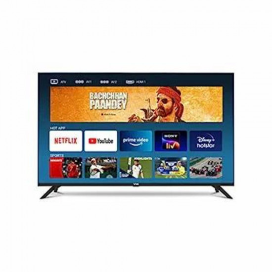 VW 80 cm 32 inches Frameless Series HD Ready Android Smart LED TV VW32S Black