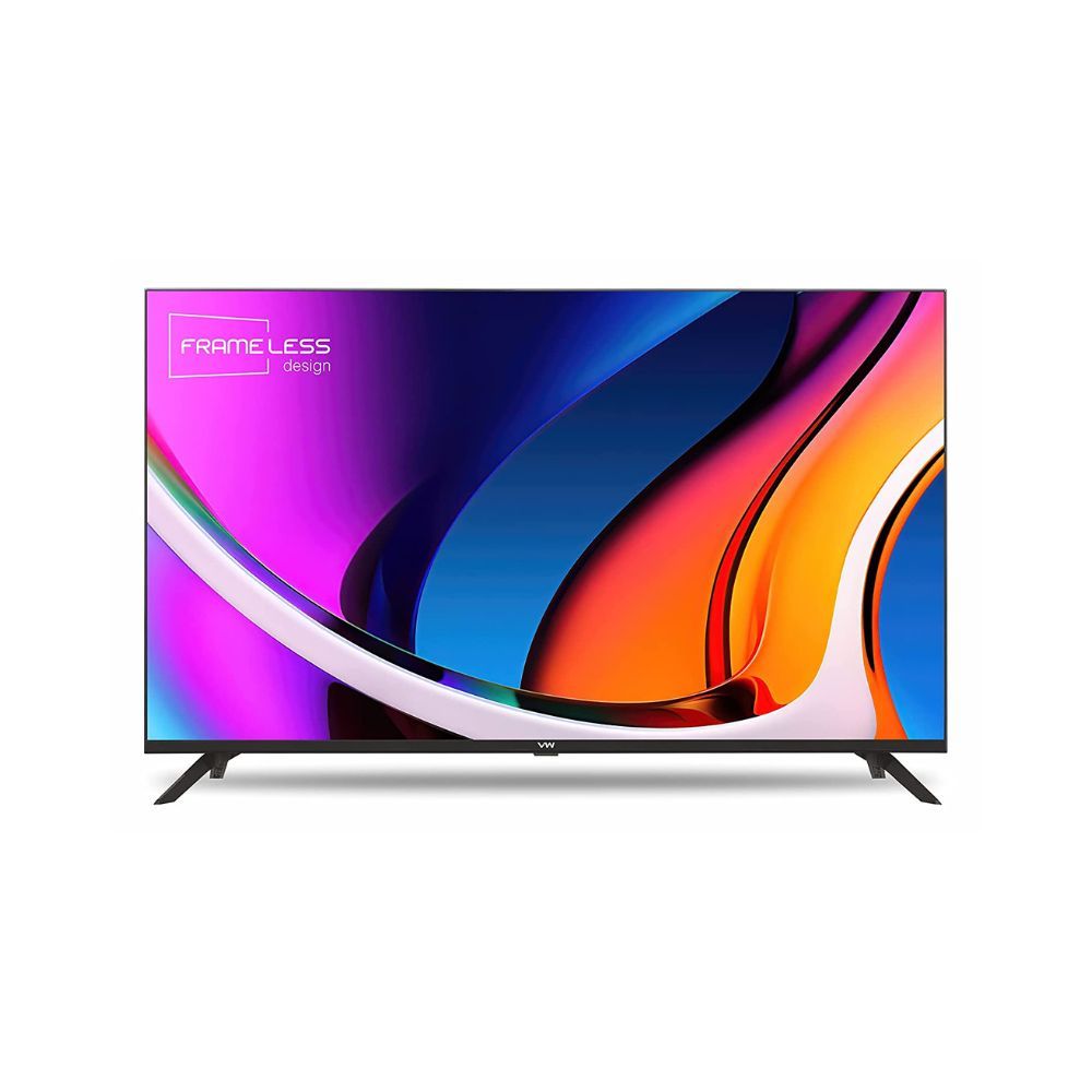 VW 80 cm (32 inches) Premium Frameless Series HD Ready LED TV VW32AFL (Black)