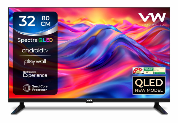 Image of VW 80 cm (32 inches) Spectra Series HD Ready Smart QLED Android TV VW32AQ3