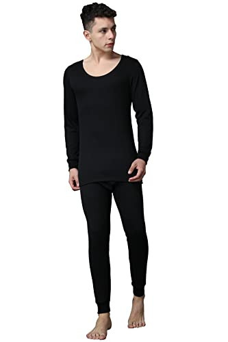 WearslimÂ® Menâ€™s Cotton Quilted Winter Lightweight Thermal Underwear for  Men Long Johns