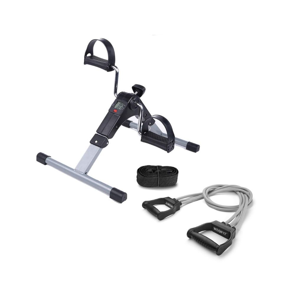 WErFIT Mini Portable Cycle Pedal Exerciser with Adjustable Resistance and Digital Display