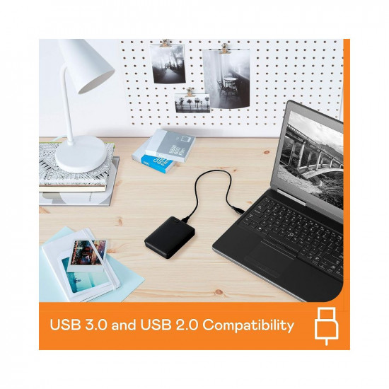 Western Digital WD 5TB Elements Portable Hard Disk Drive, USB 3.0, Compatible with PC, PS4 and Xbox, External HDD (WDBHDW0050BBK-EESN)