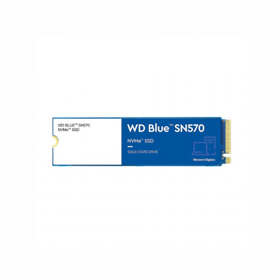 Western Digital WD Blue SN570 NVMe 1TBWestern Digital WD Blue SN570 NVMe 1TB, Upto 3000MB/s, with Free 1 Month Adobe Creative Cloud Subscription, 5 Y Warranty, PCIe Gen 3 NVMe M.2 (2280), Internal Solid State Drive (SSD) (WDS100T3B0C)