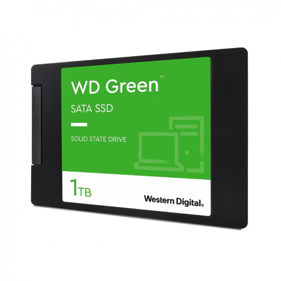 Western Digital WD Green SATA 1TB, Up to 545MB/s, 2.5 Inch/7 mm, 3Y Warranty, Internal Solid State Drive (SSD) (WDS100T3G0A)