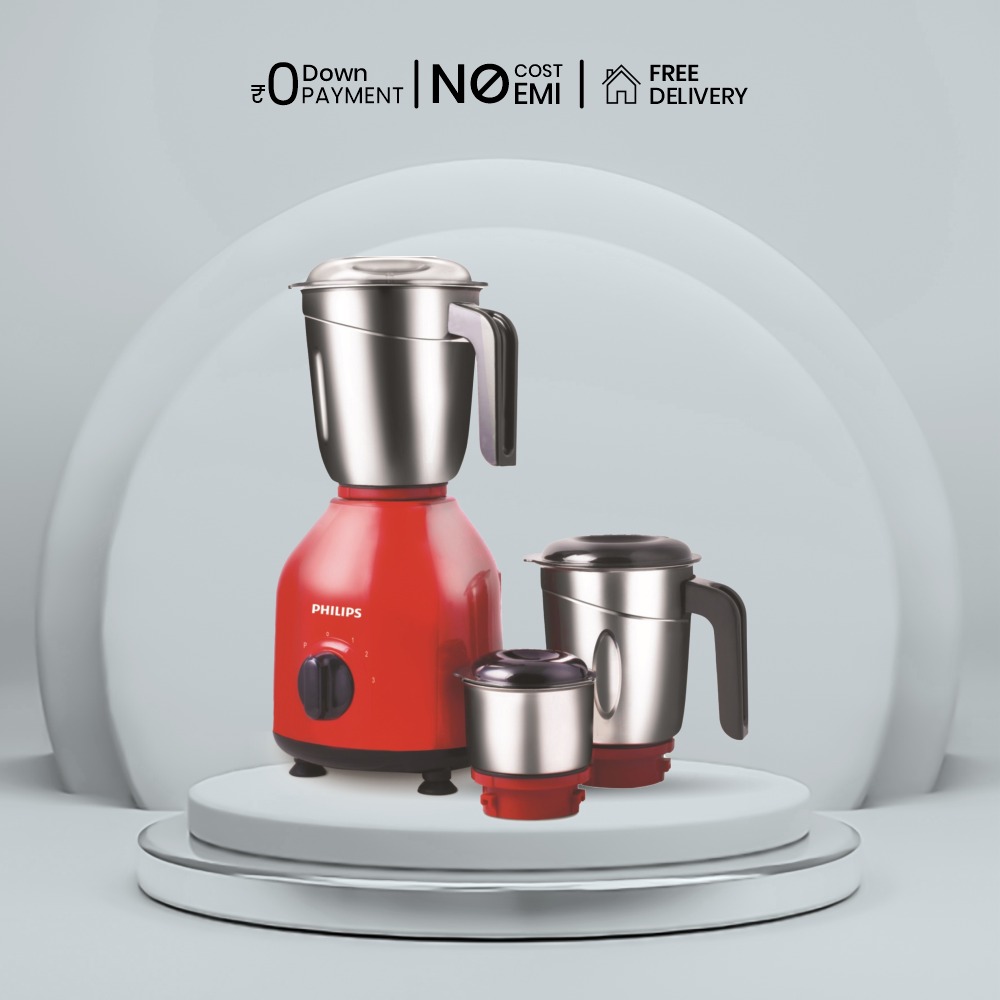 Philips HL7756/02 750W Mixer Grinder, Red