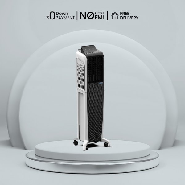 Symphony Diet 3D - 55i+ Tower Air Cooler - 55-litres, White &amp; Black