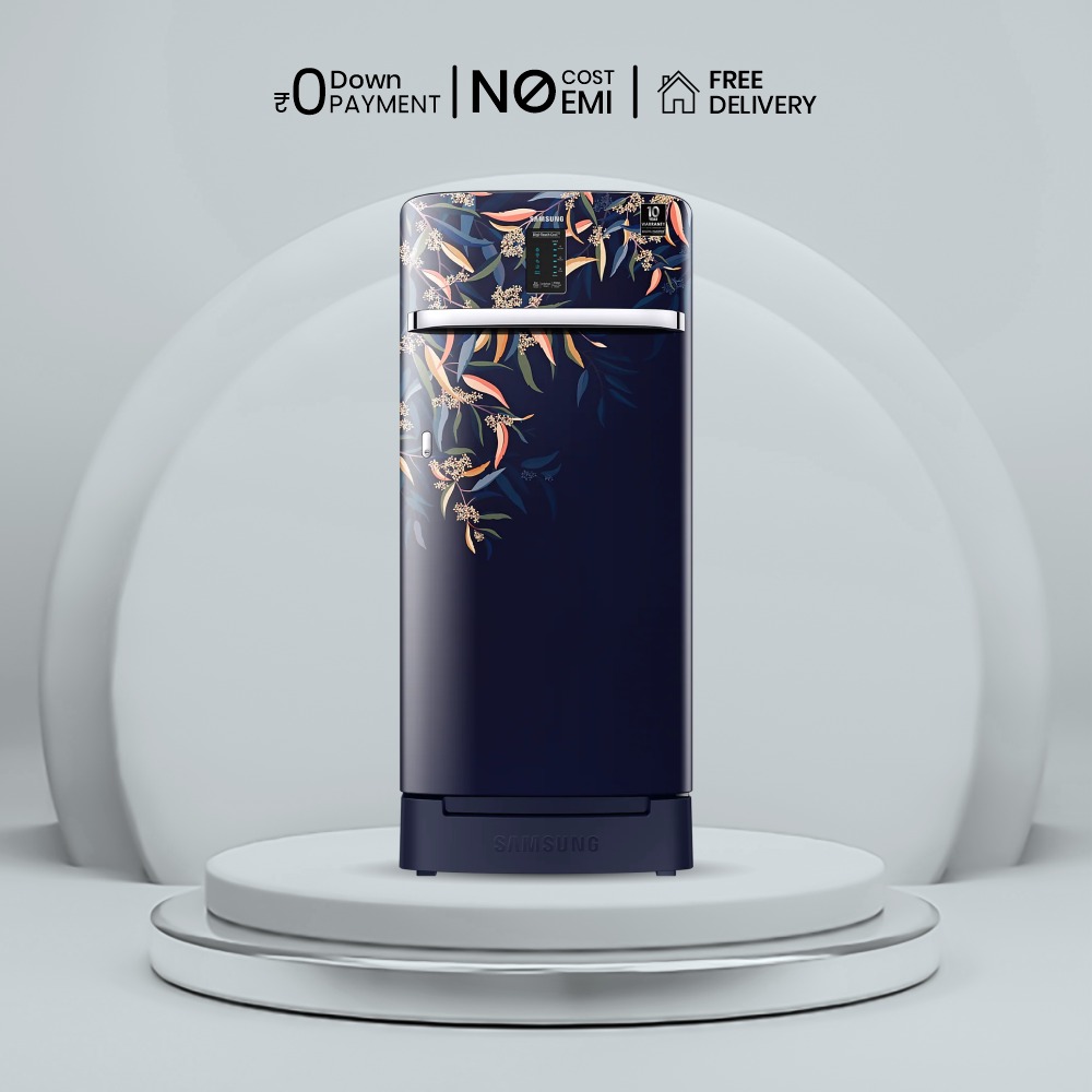 Samsung 198 L 3 Star Direct Cool Single Door Refrigerator Delight Indigo (RR21A2F2YTU/HL)