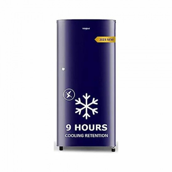 Whirlpool 184 L 2 Star Direct Cool Single Door Refrigerator 205 WDE CLS 2S SAPPHIRE BLUE Z