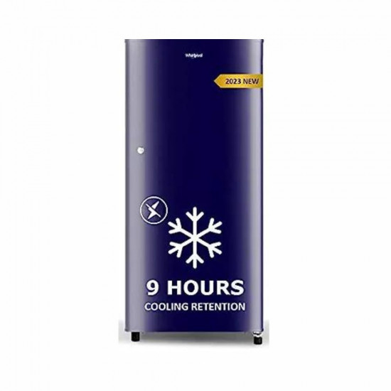 Whirlpool 184 L 3 Star Direct Cool Single Door Refrigerator 205 WDE CLS 3S SAPPHIRE BLUE Z