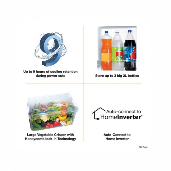 Whirlpool 184 L 3 Star Direct Cool Single Door Refrigerator 205 WDE PRM 3S SAPPHIRE RADIANCE Z