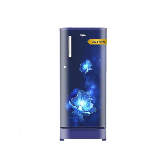 Whirlpool 184 L 3 Star Direct-Cool Single Door Refrigerator (205 WDE ROY 3S SAPPHIRE RADIANCE-Z, Base Stand with Drawer, 2023 Model)
